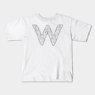 Letter W Kids T-Shirt
